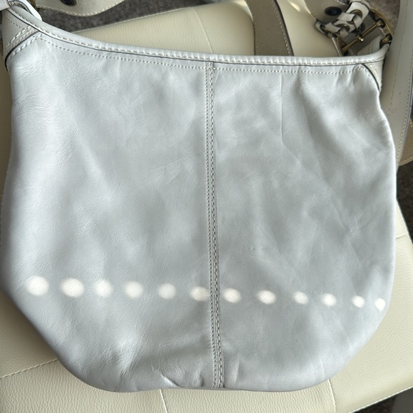 Coach White Sling /Shoulder Leather Bucket Bag - Picture 11 of 13